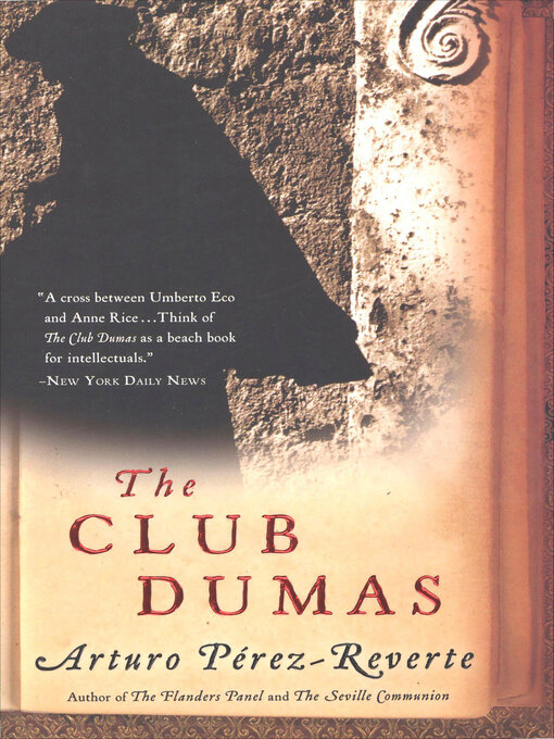 Title details for The Club Dumas by Arturo Perez-Reverte - Wait list